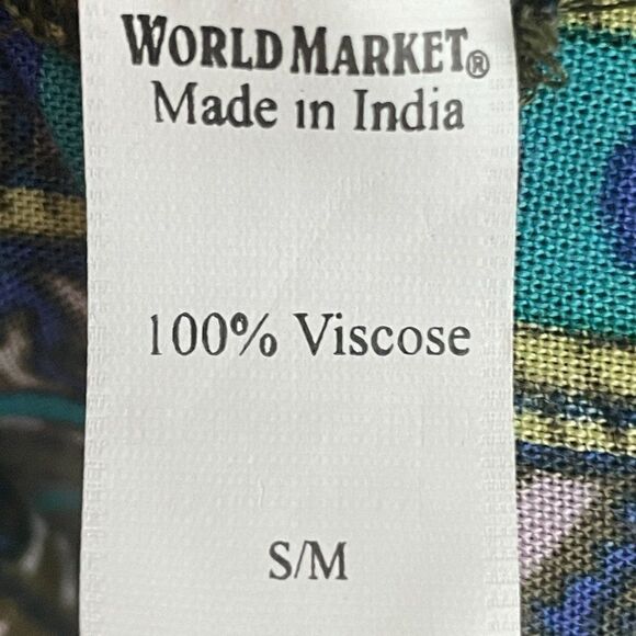 World Market Dress Geometric Aztec Pattern Long Sleeve Size Small/Medium - Picture 7 of 7